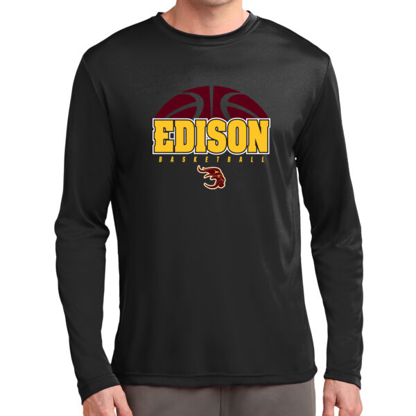 Edison Basketball Long Sleeve PosiCharge Competitor Tee Thumbnail