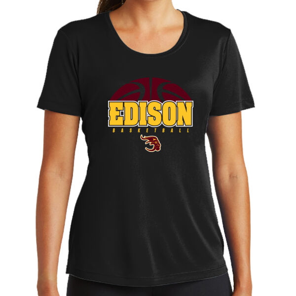 Edison Basketball Ladies PosiCharge ® Competitor Tee Thumbnail